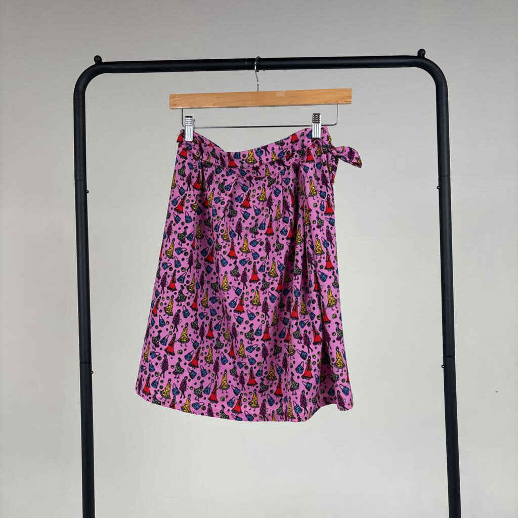 NWT Funky Patterned Mini Skirt (M)