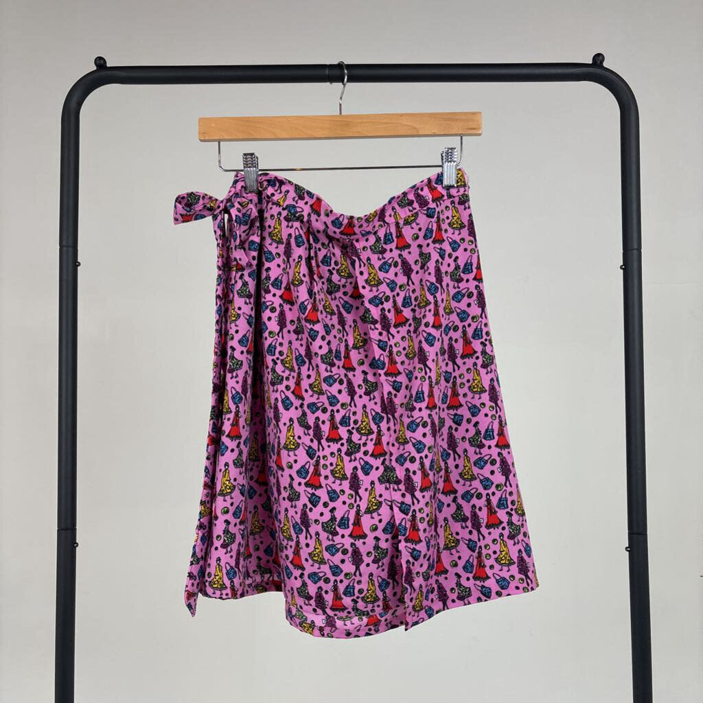 NWT Funky Patterned Mini Skirt (M)