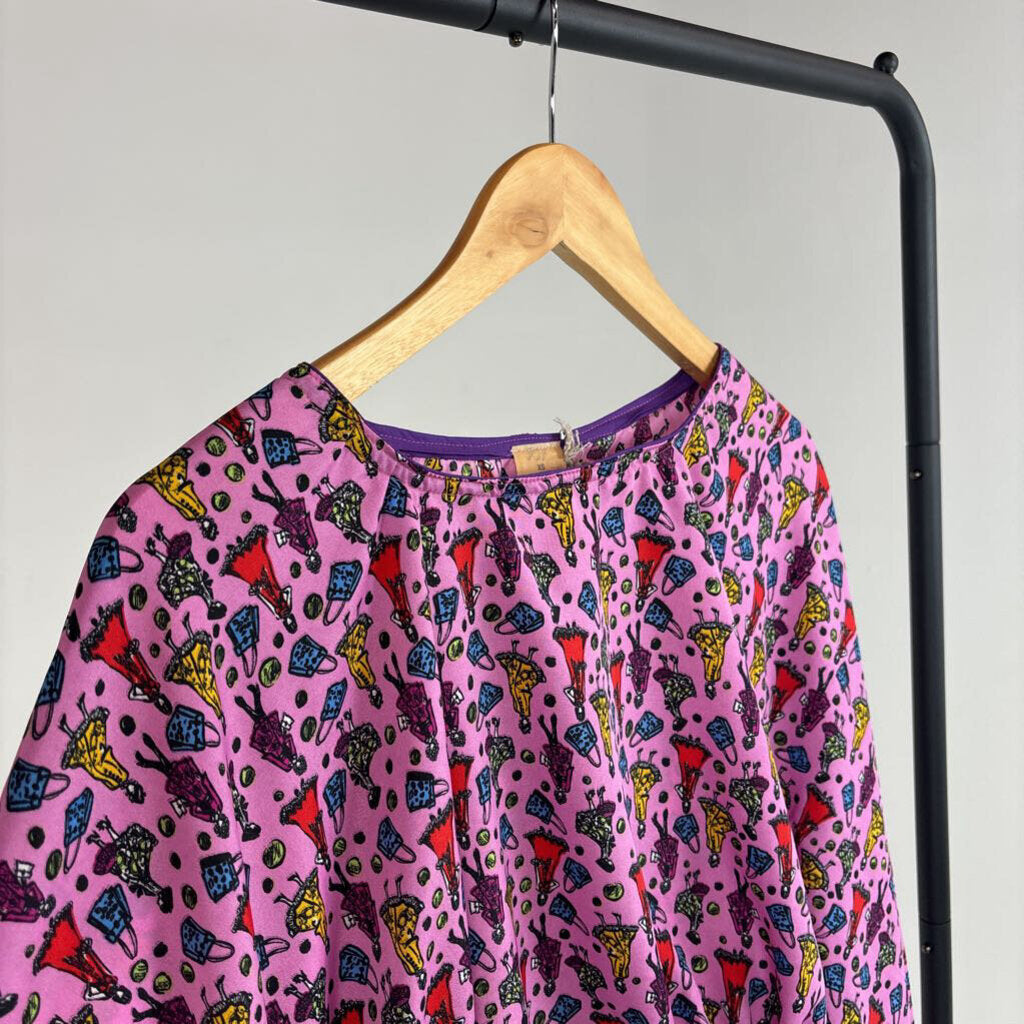 NWT Funky Patterned Blouse (XS)