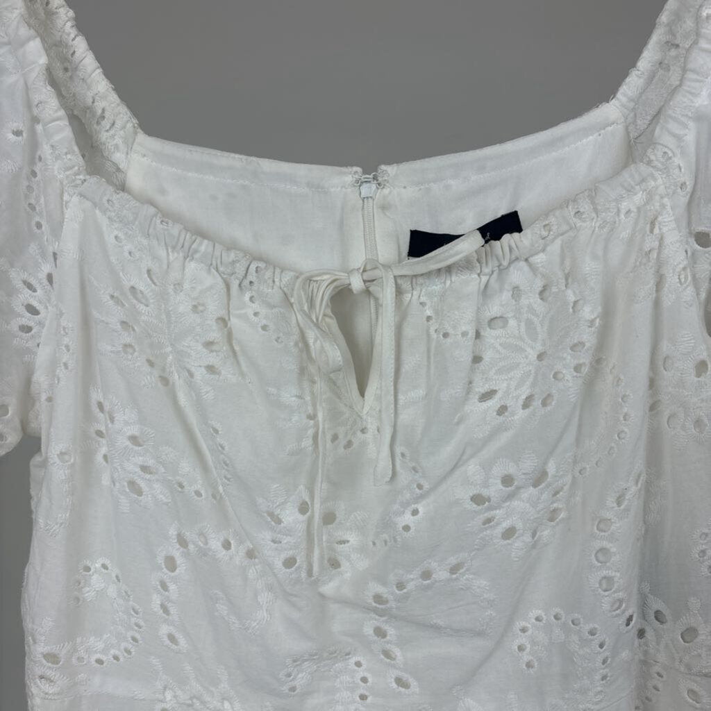 NWT Eyelet Mini Dress (M)