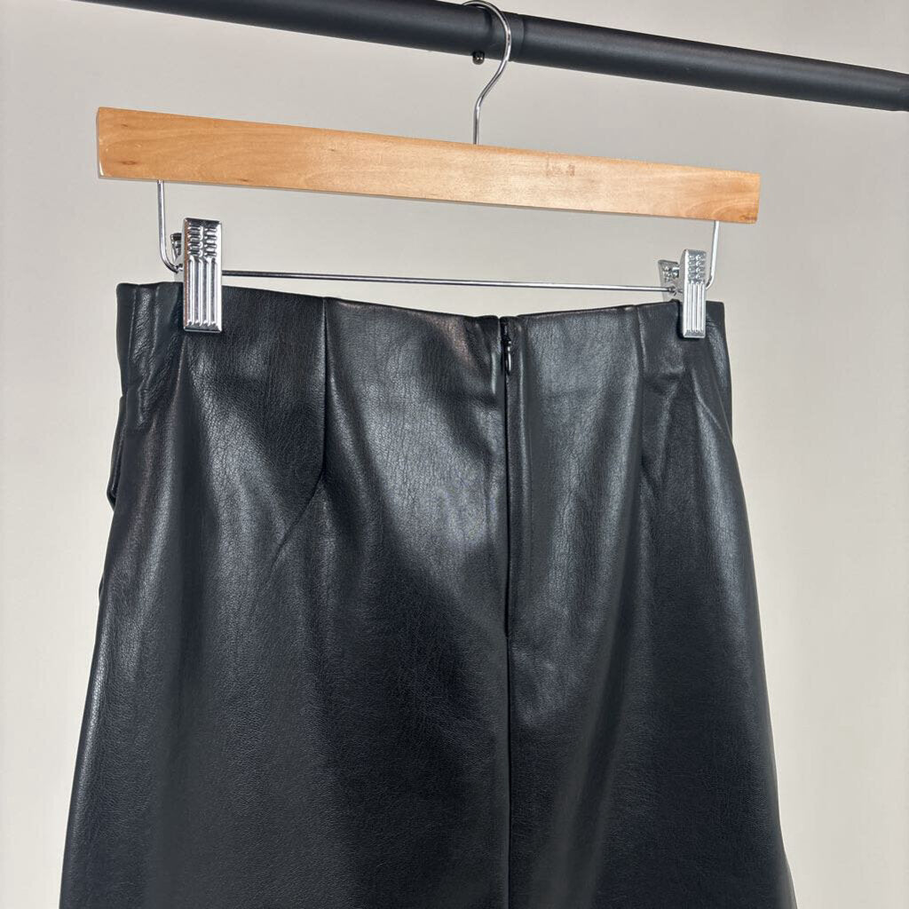 NWT 'Angie' Faux Leather Mini Skirt (4)