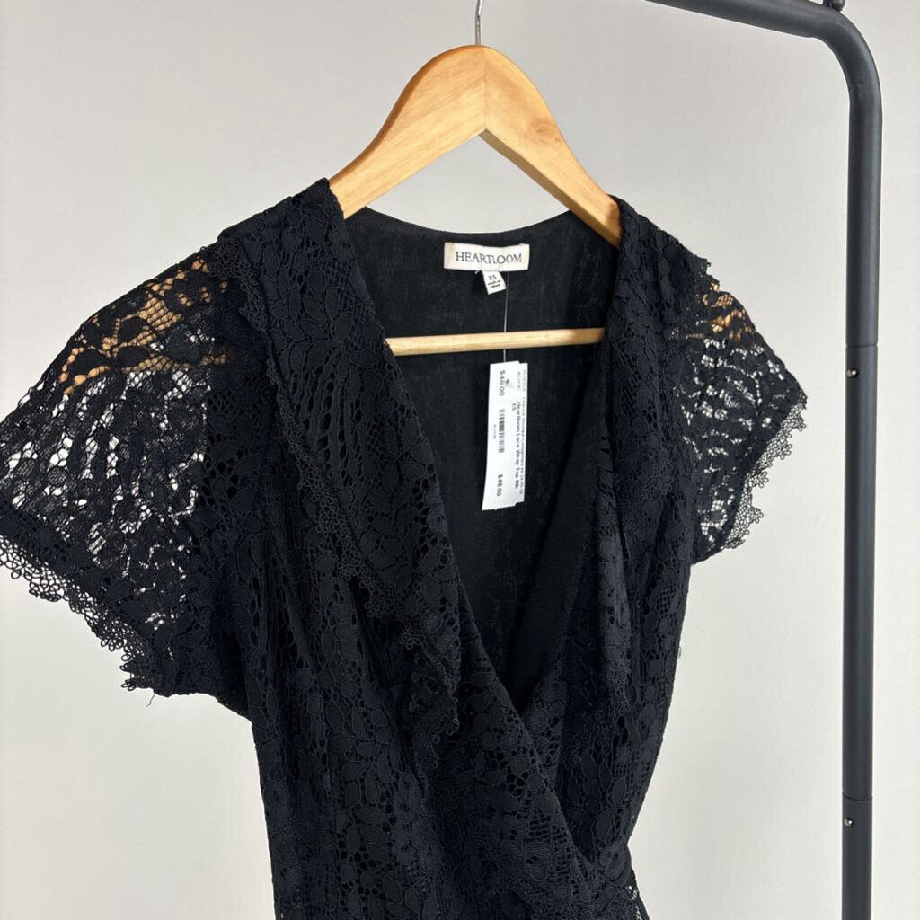 Lace Wrap Top (XS)