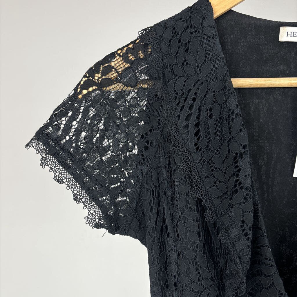 Lace Wrap Top (XS)