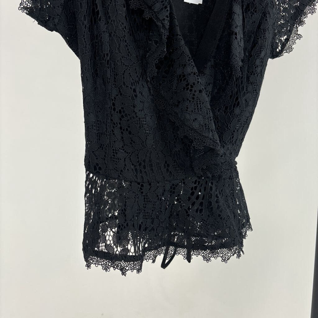 Lace Wrap Top (XS)