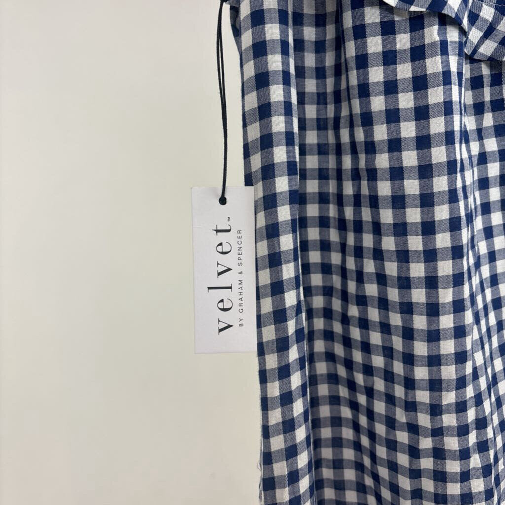 NWT! Off-Shoulder Ruffle Gingham Dress