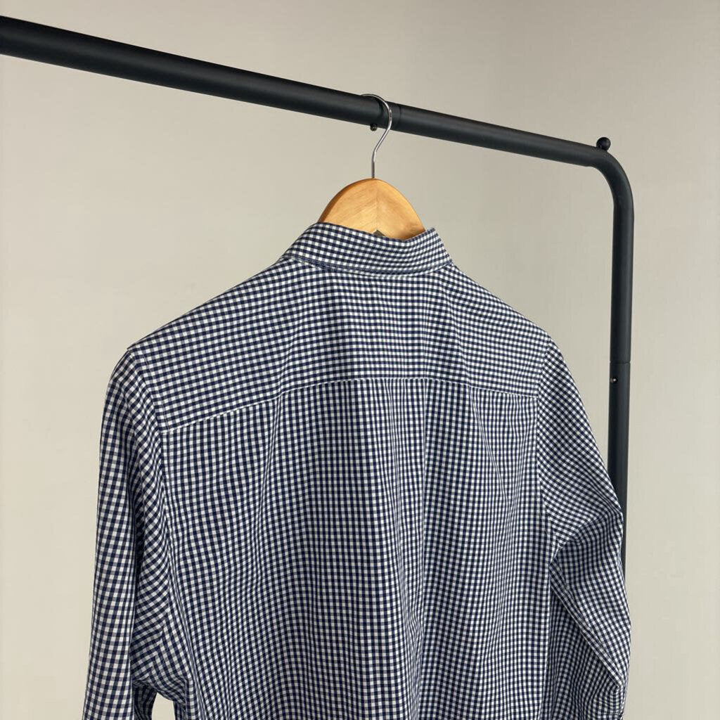 Gingham LS Button Up