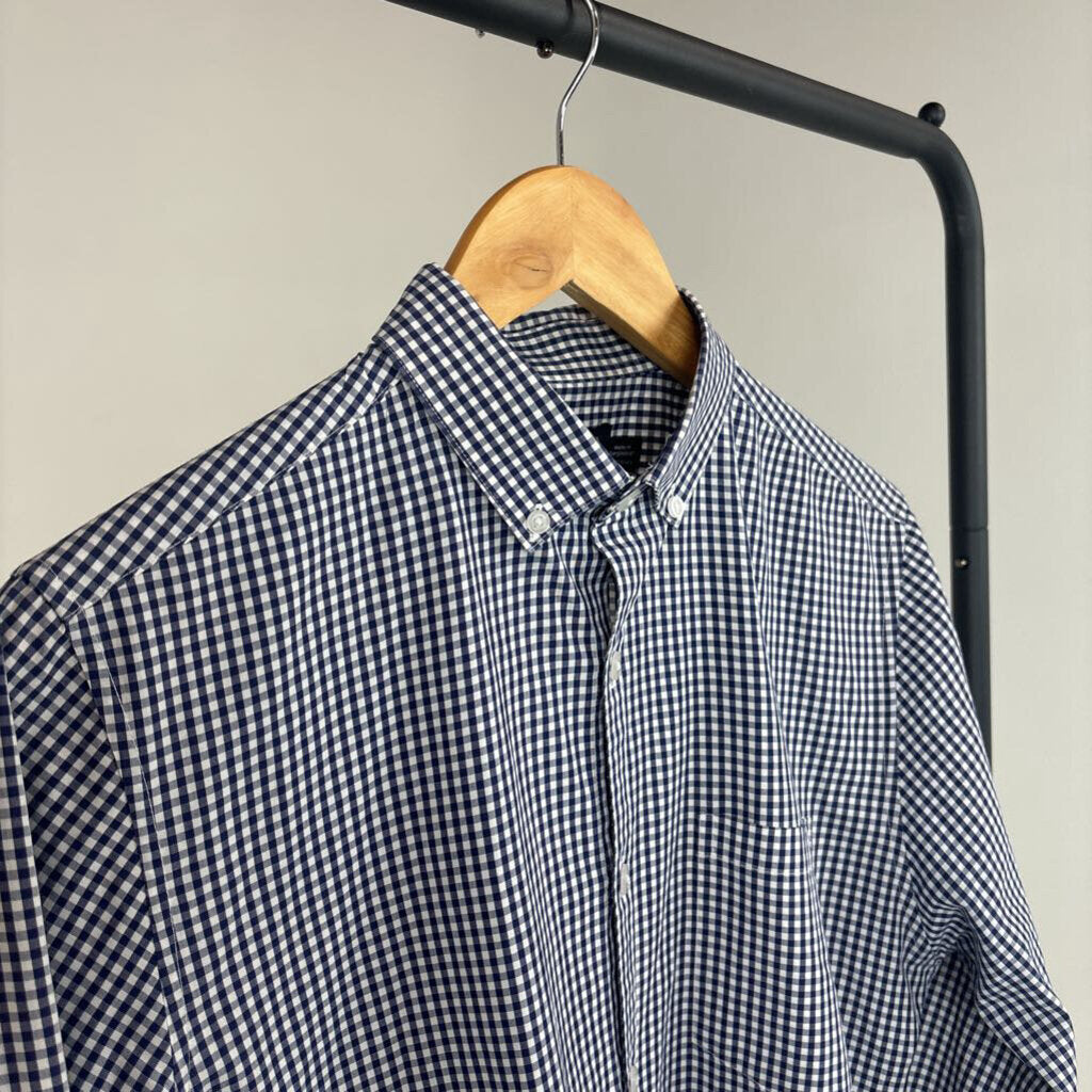 Gingham LS Button Up