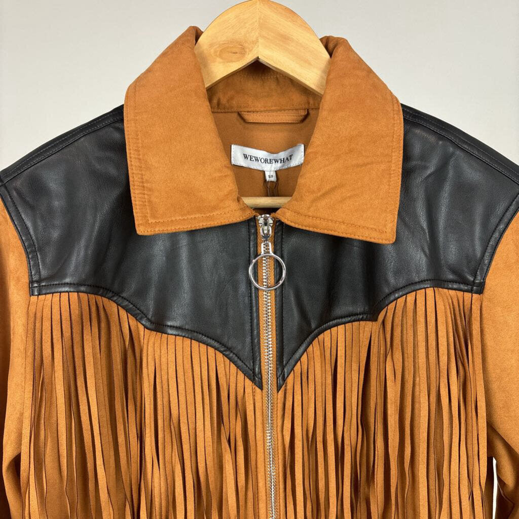 NWT Fringe Jacket (S)