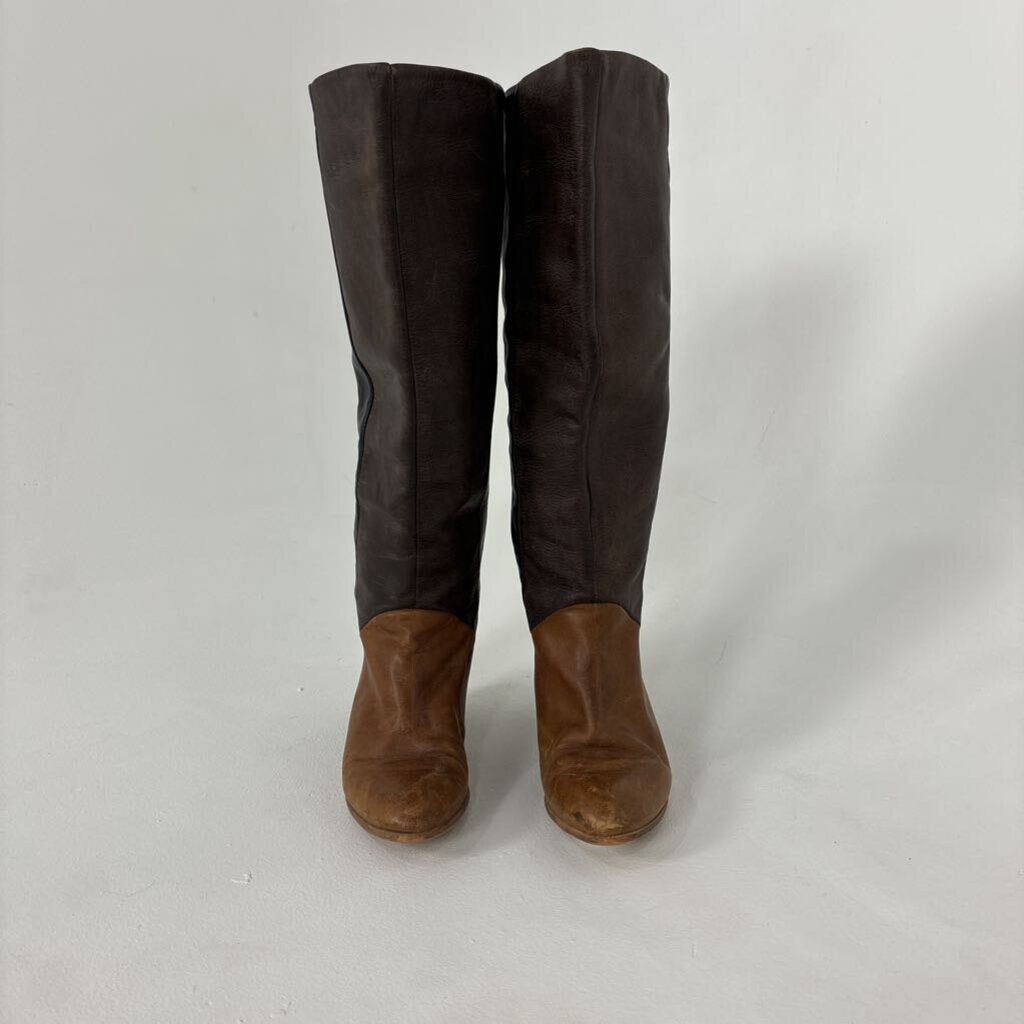 Colour Block Western Boots (39)