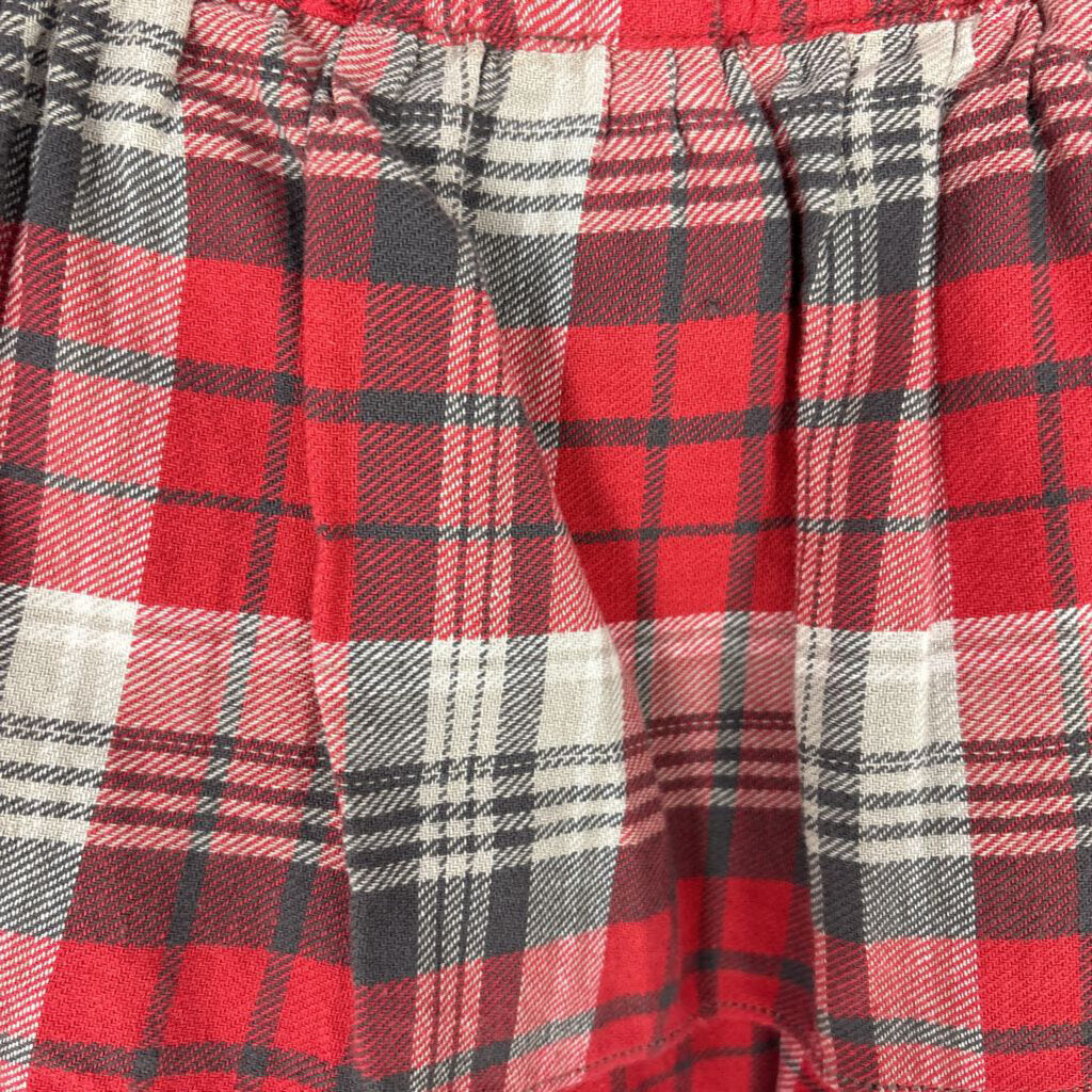 Layered Plaid Mini Skirt (XL)