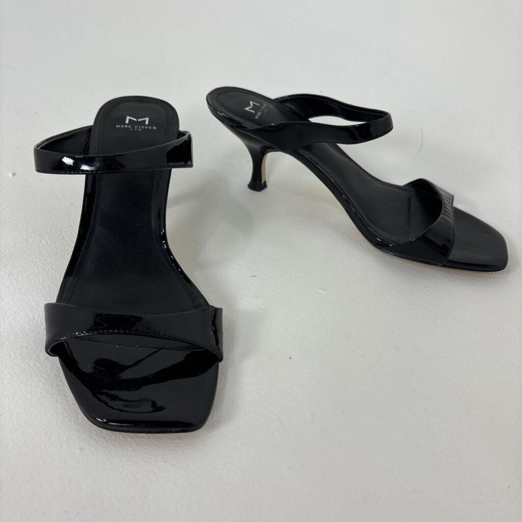 Patent Heeled Sandals (8.5)