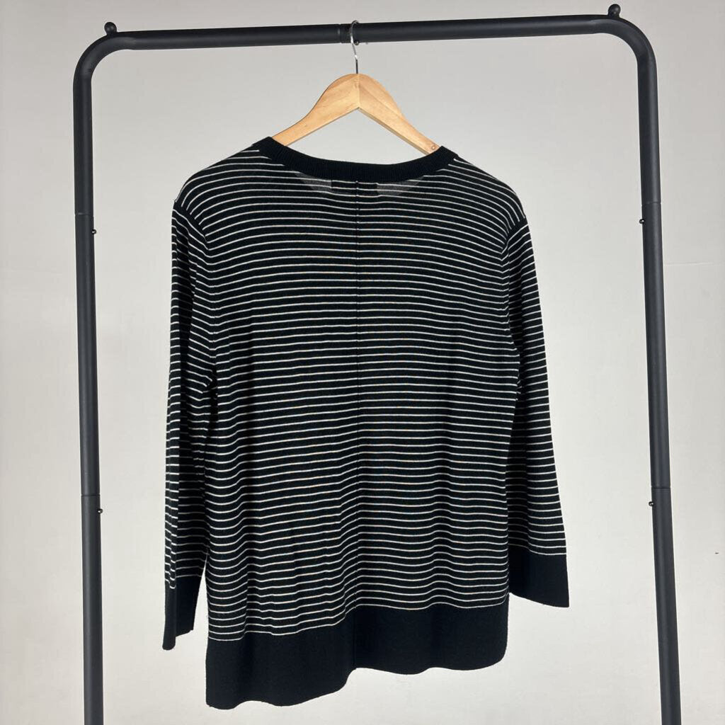 LS Striped Sweater (L)