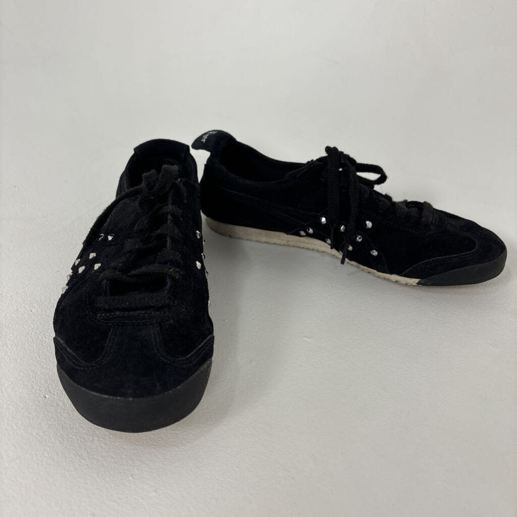 Velour Studded Sneakers (6.5)