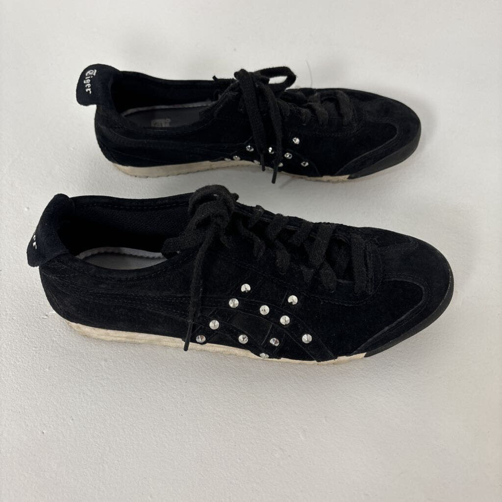 Velour Studded Sneakers (6.5)