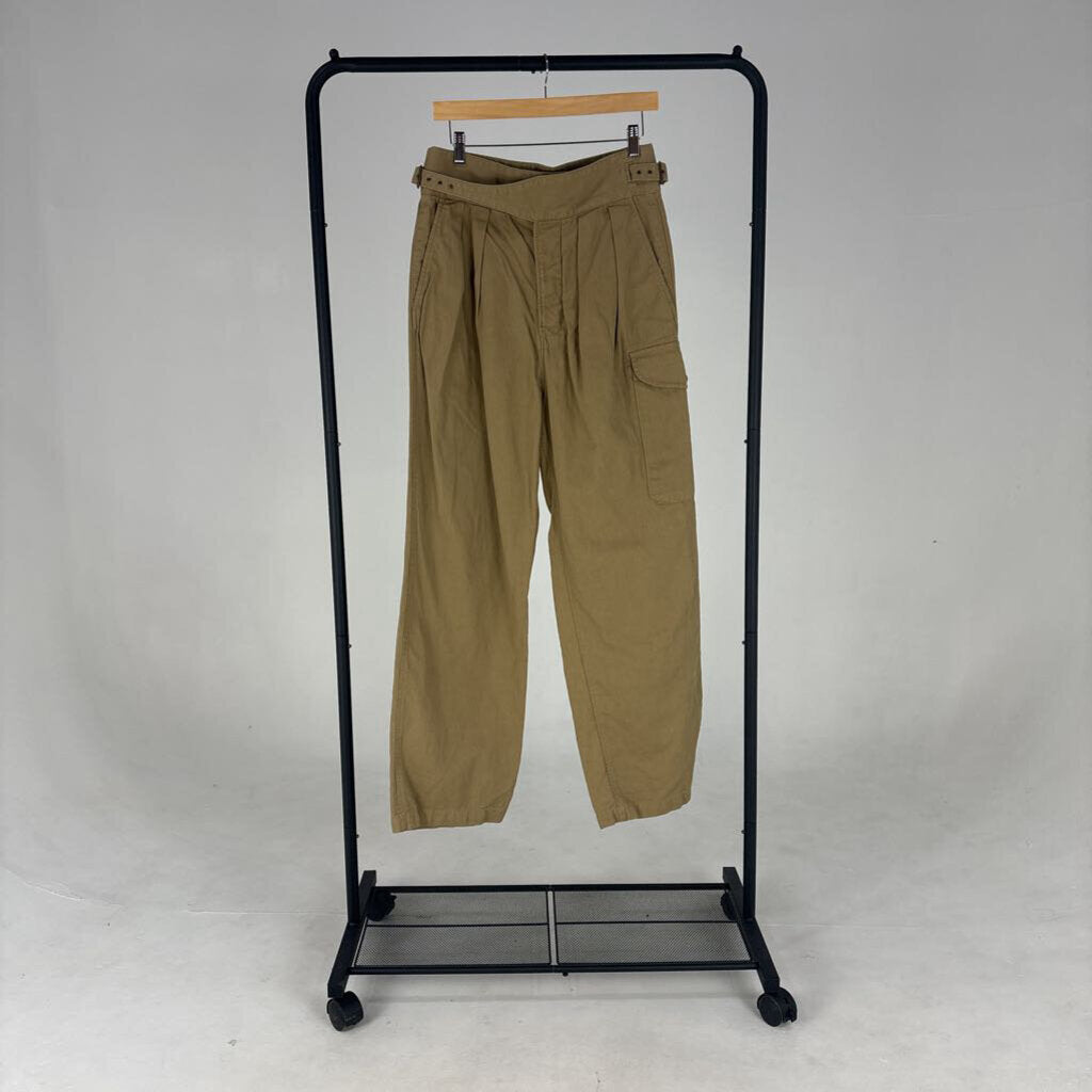 Wide Leg Buckle Trousers (6)