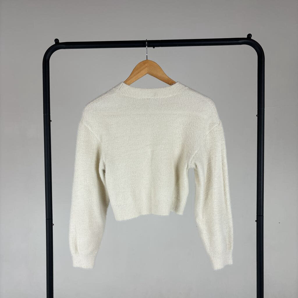 Fuzzy LS Crop Pull Over