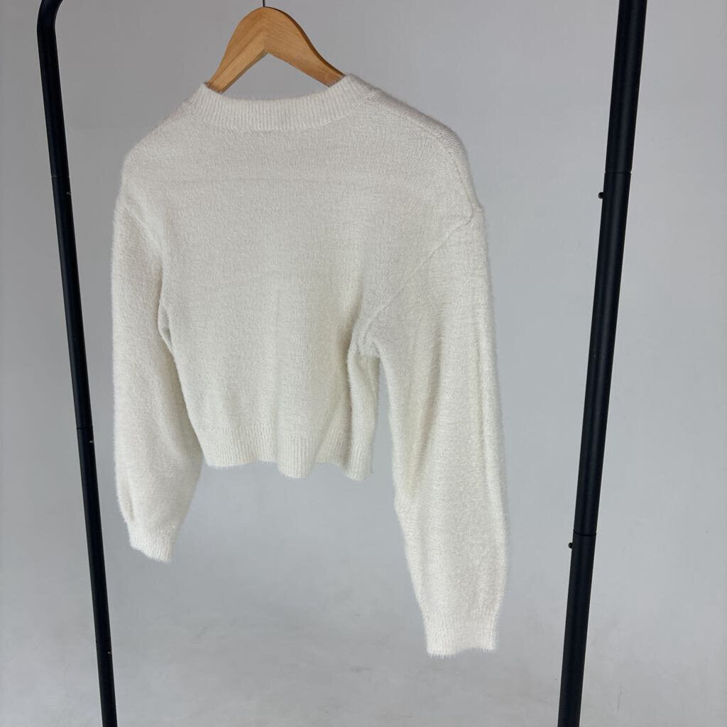 Fuzzy LS Crop Pull Over