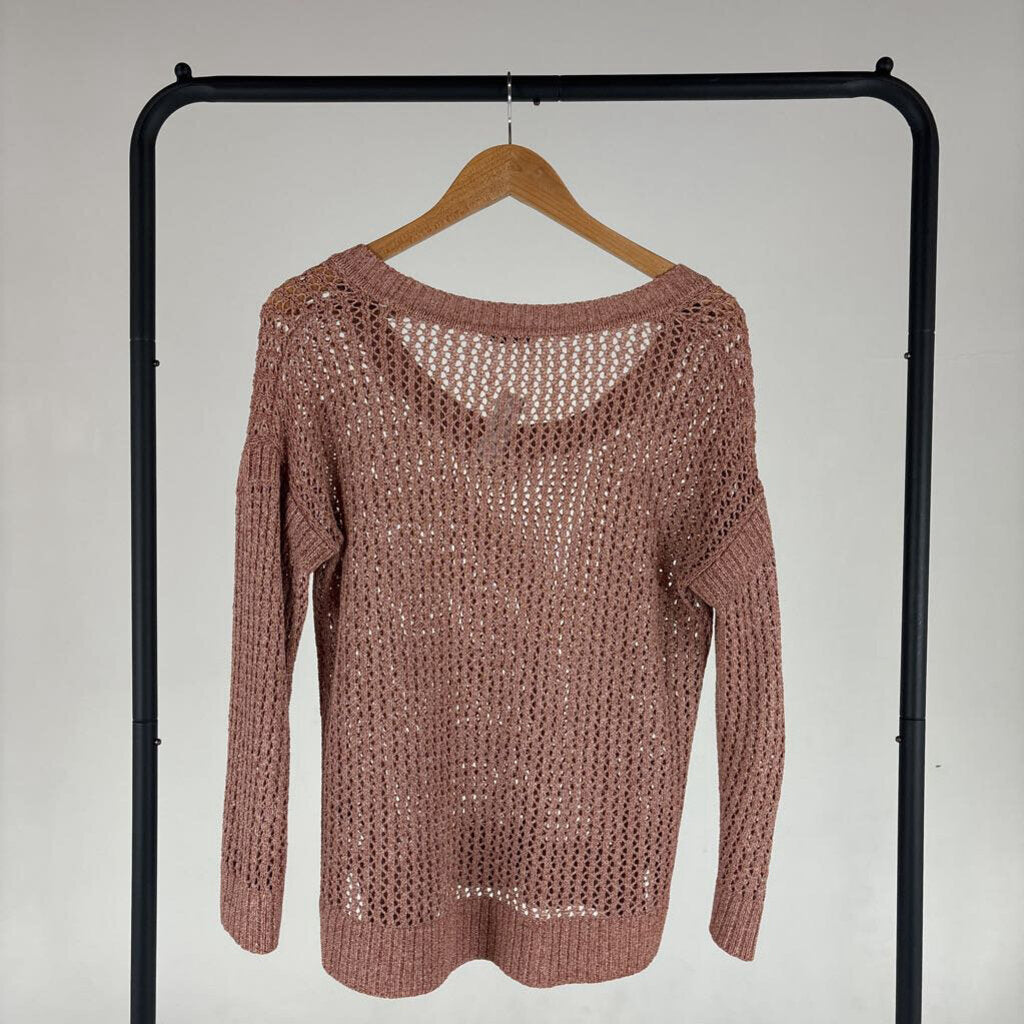 Crochet Knit Sweater (M)