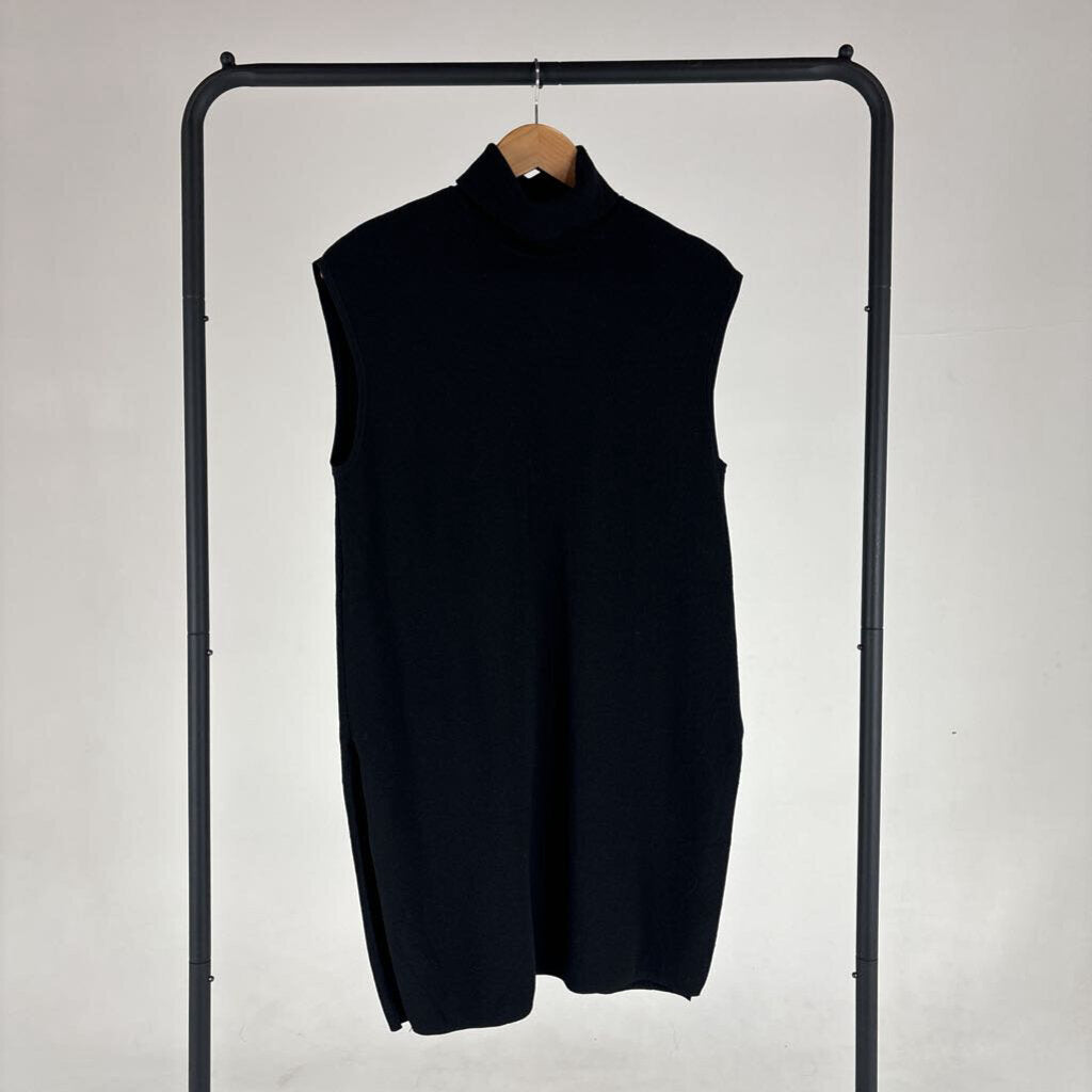 Turtleneck Knit Tank Dress (S)