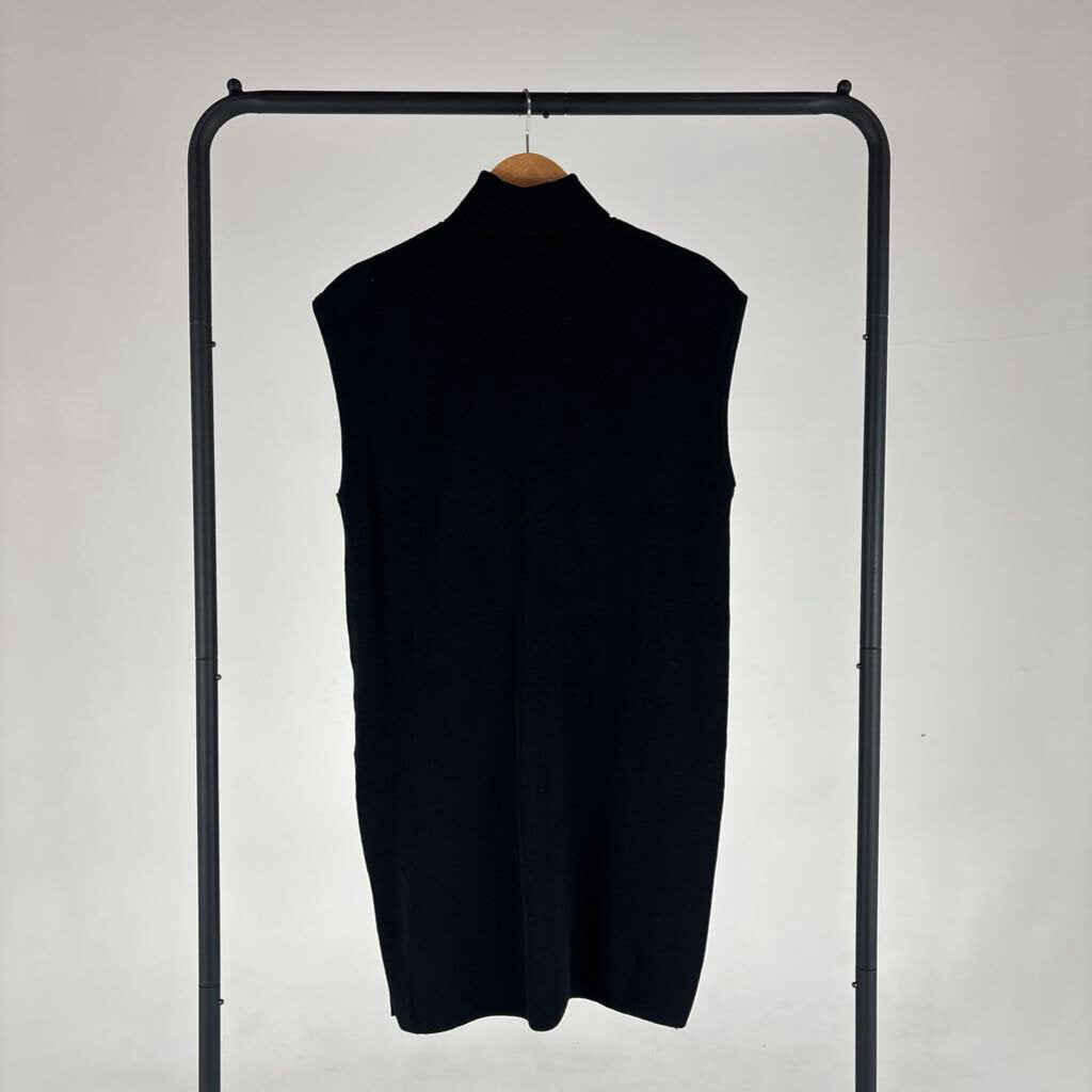 Turtleneck Knit Tank Dress (S)