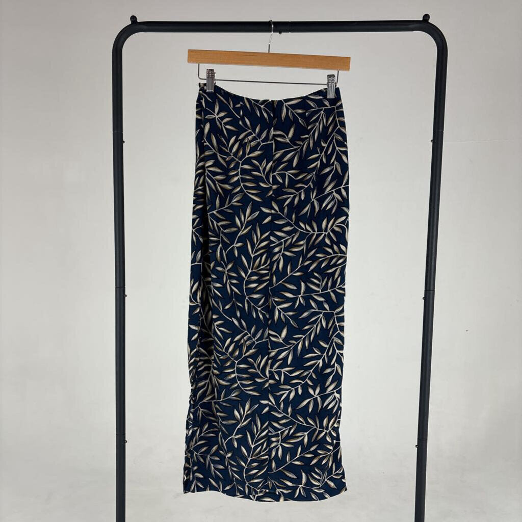 Floral Print Maxi Skirt (S)