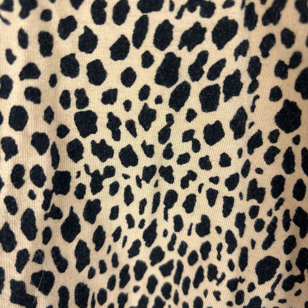 Leopard Print Front Tie Top (S)