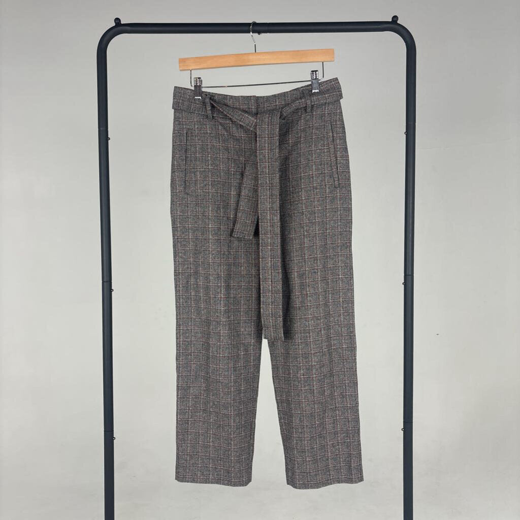 'Tie-Front' Wool Pant (6)