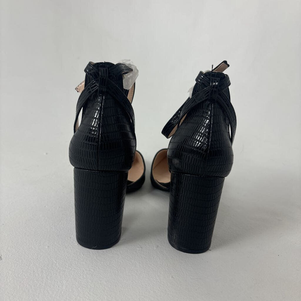 Point Toe Block Heels (9.5)