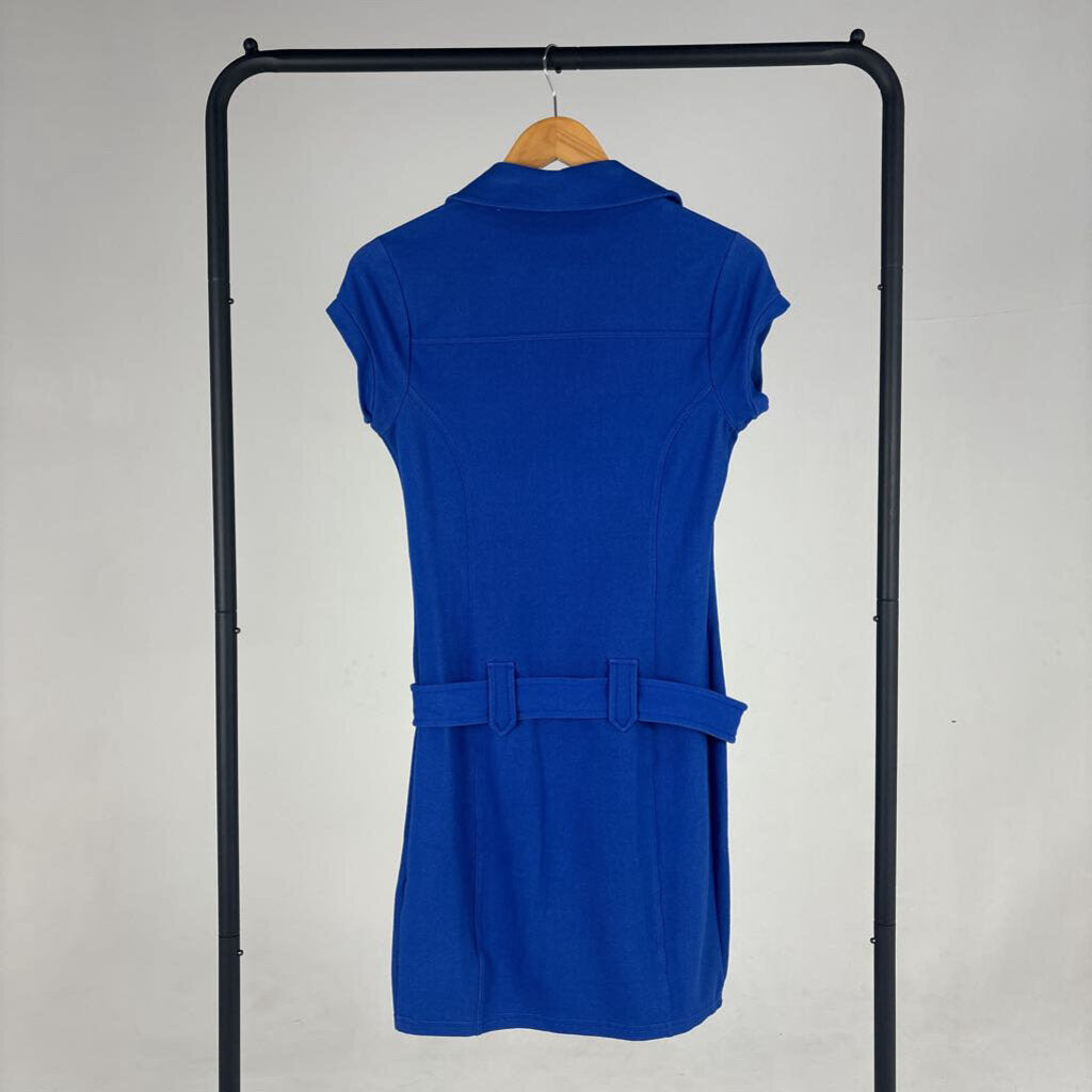 00s Belted Half Zip Dress (M)