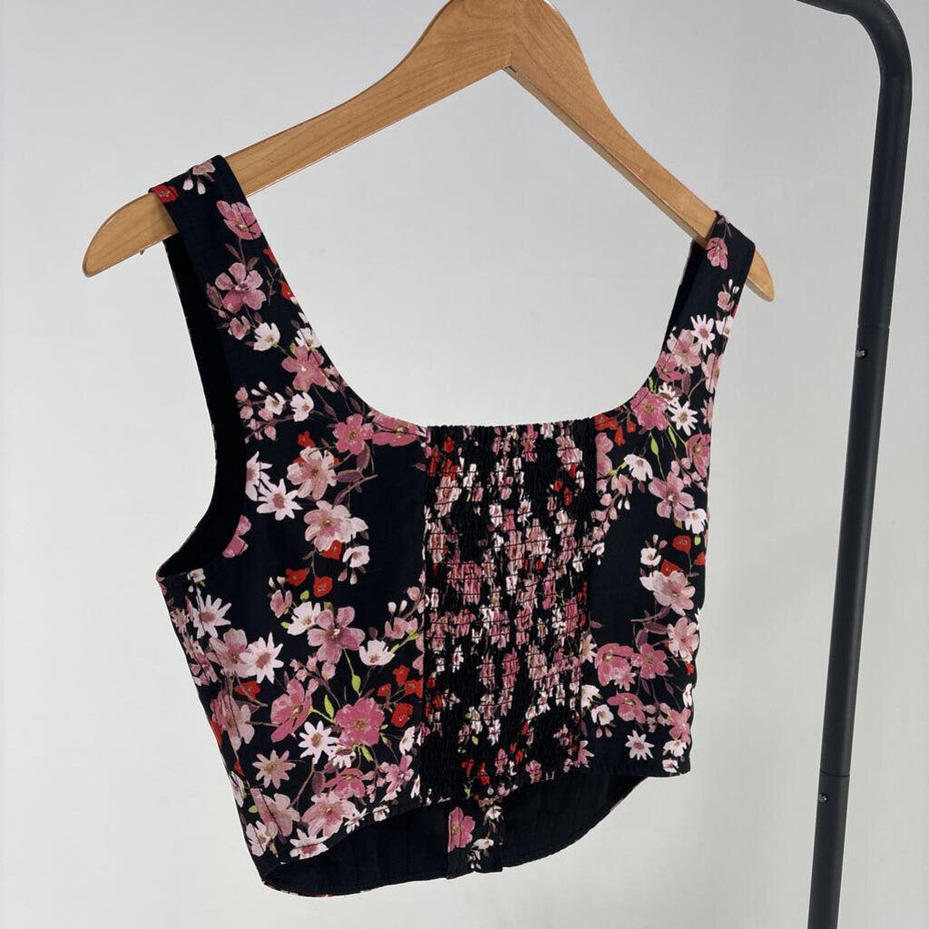 Button-up Floral Corset (XS)