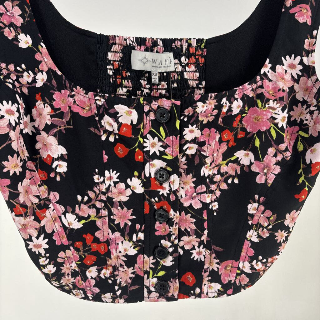 Button-up Floral Corset (XS)