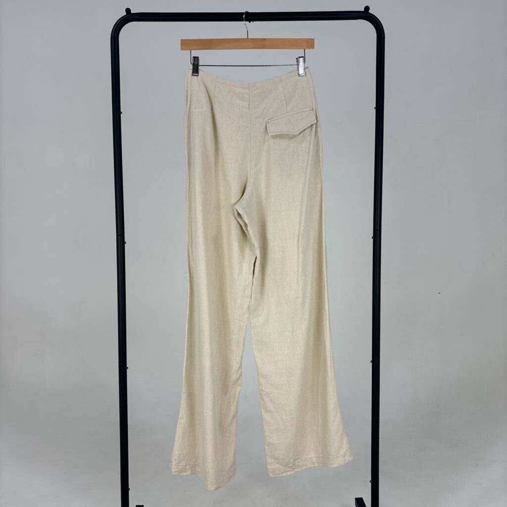 Wide Leg Linen Trouser (4)