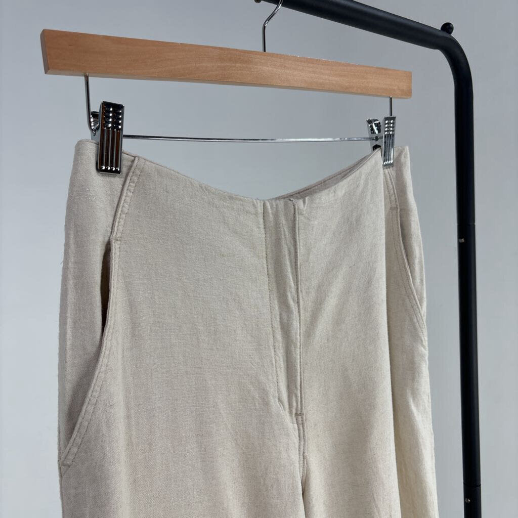 Wide Leg Linen Trouser (4)