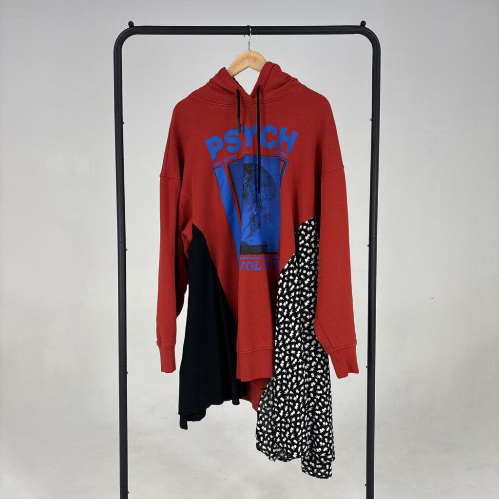 Graphic Hoodie Dress (L)