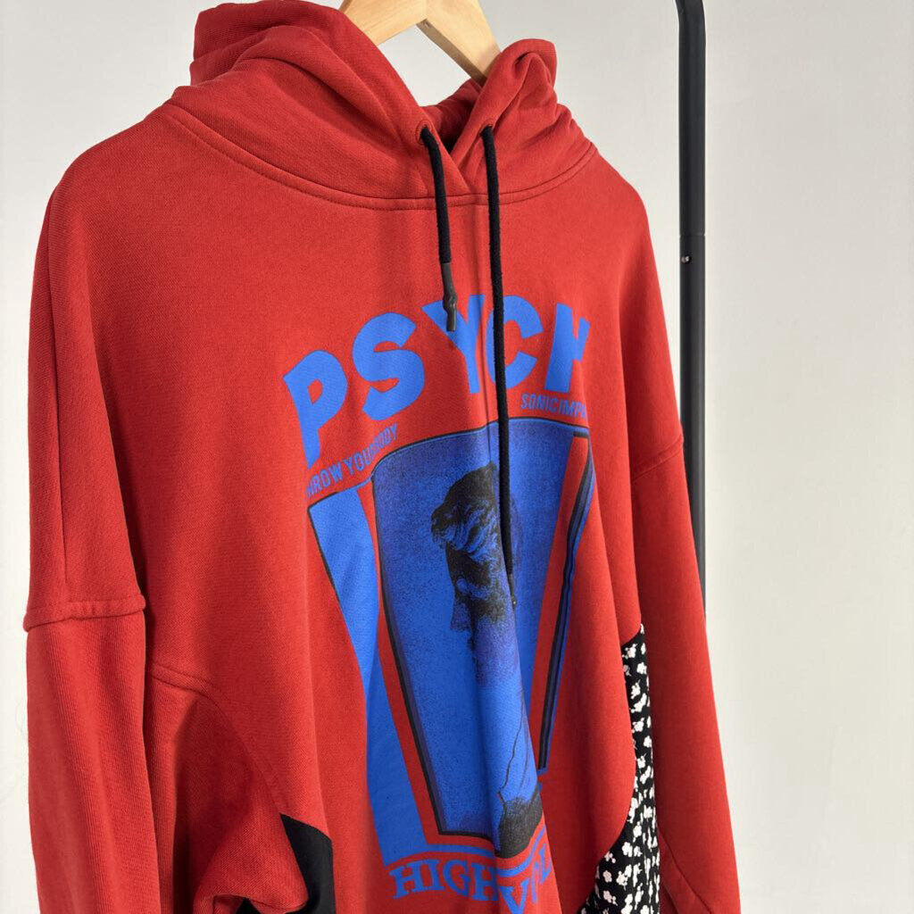 Graphic Hoodie Dress (L)