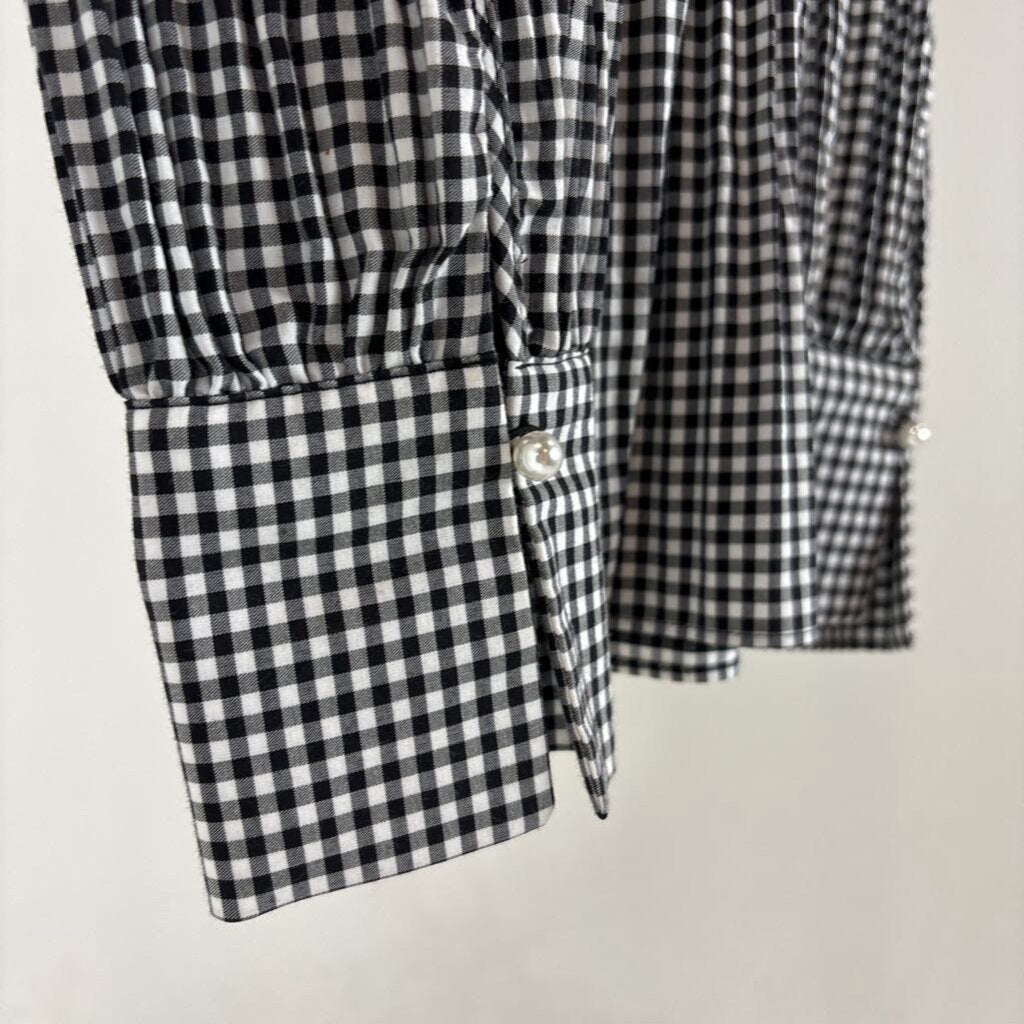 Off The Shoulder Gingham Mini Dress (XS)