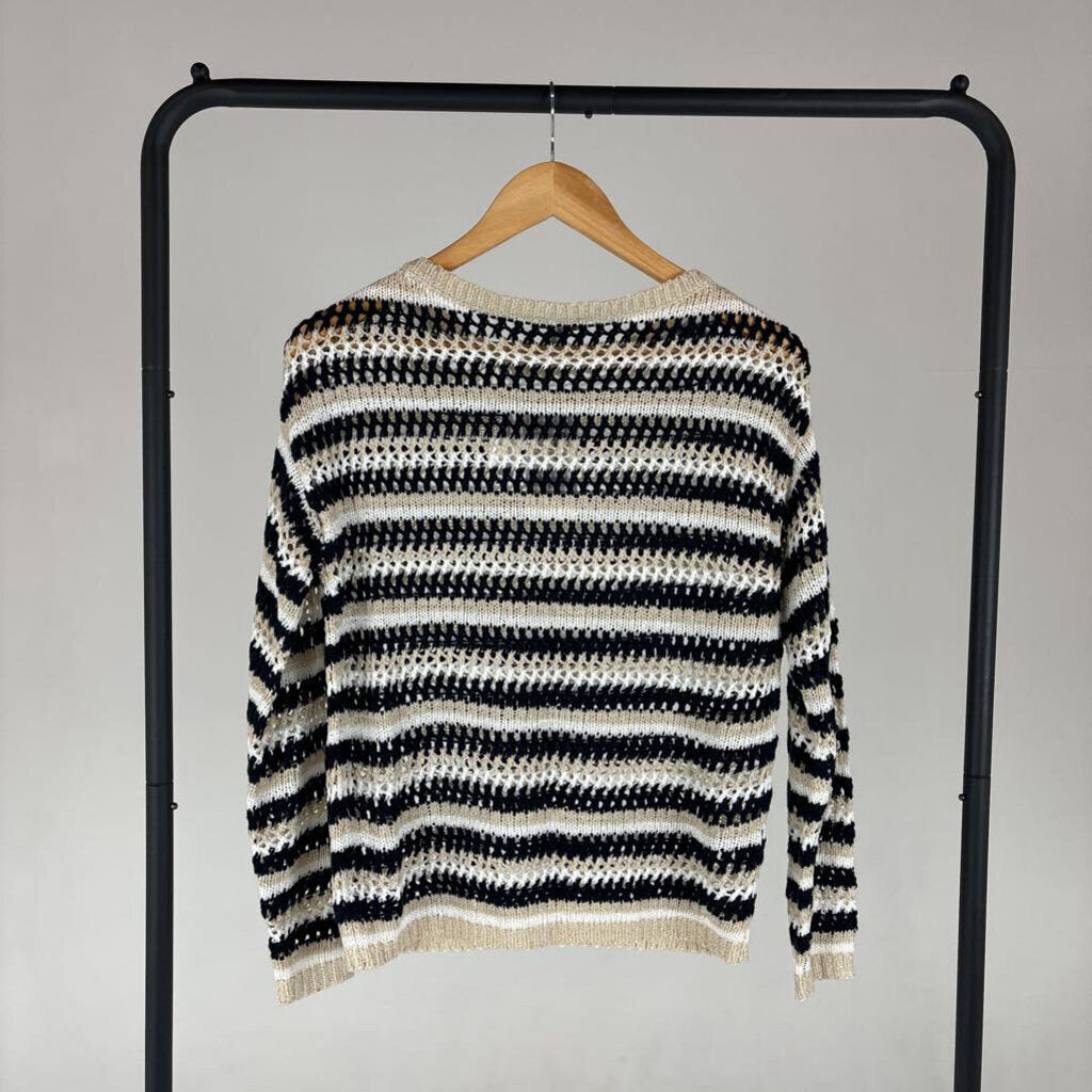 NWT Striped Knit Sweater (S)