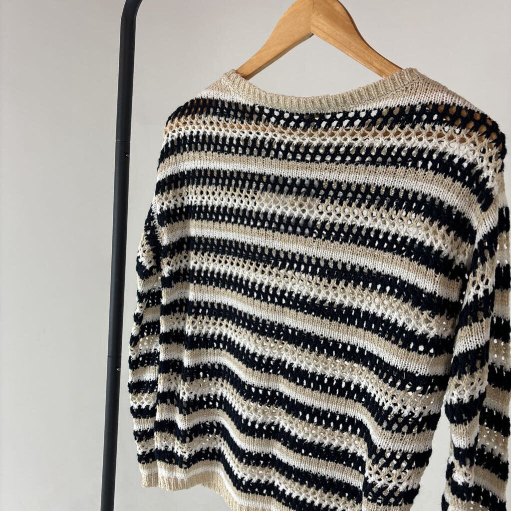 NWT Striped Knit Sweater (S)