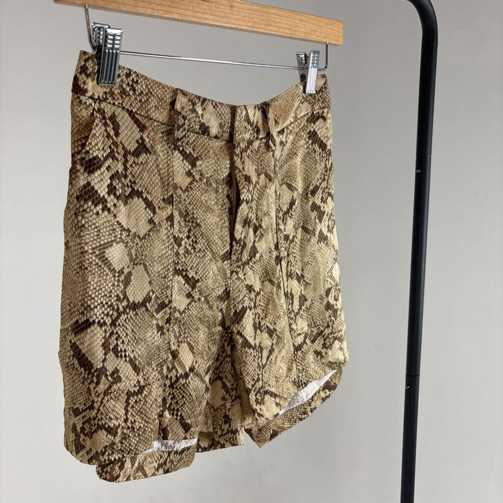 Satin Snake Print Short (S)