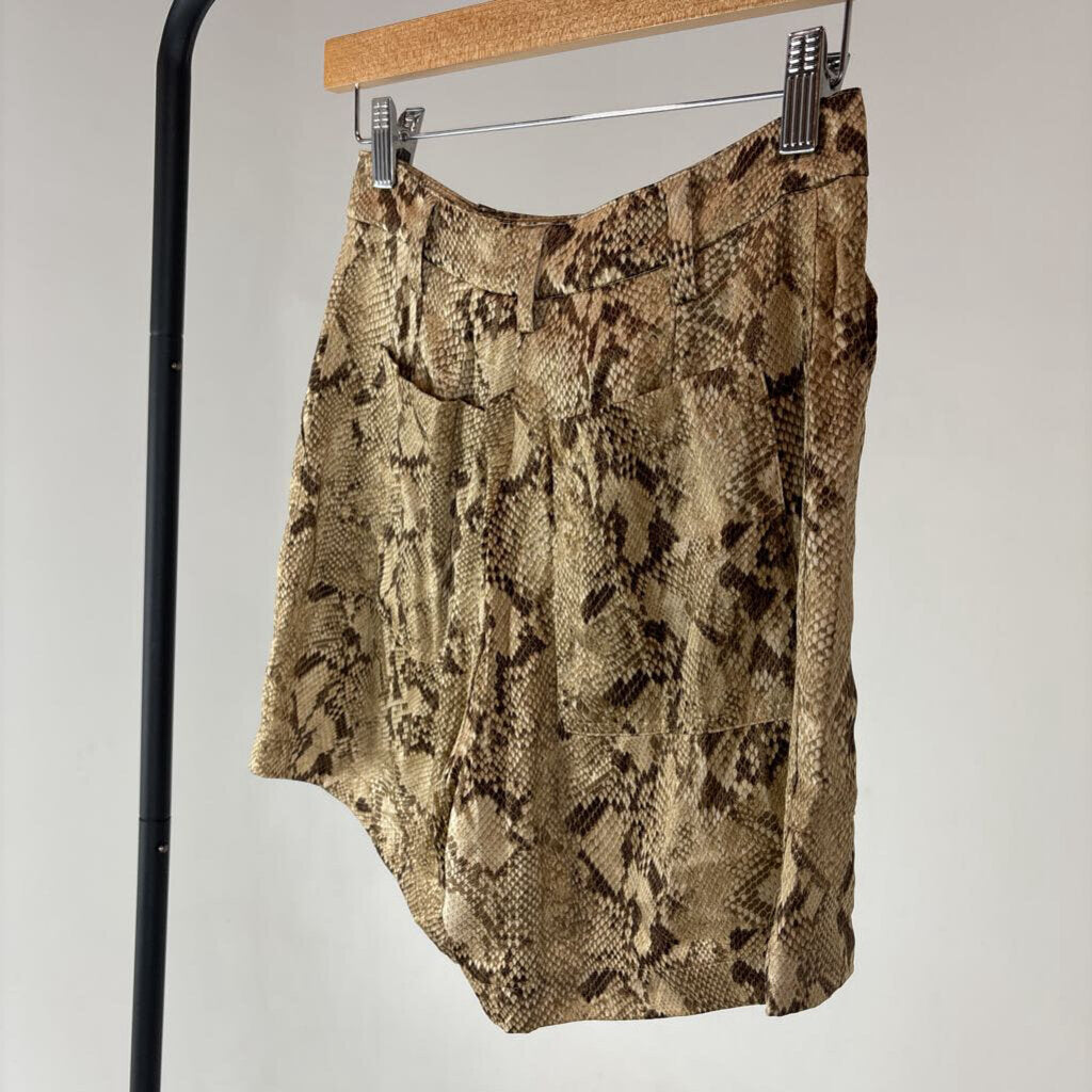 Satin Snake Print Short (S)