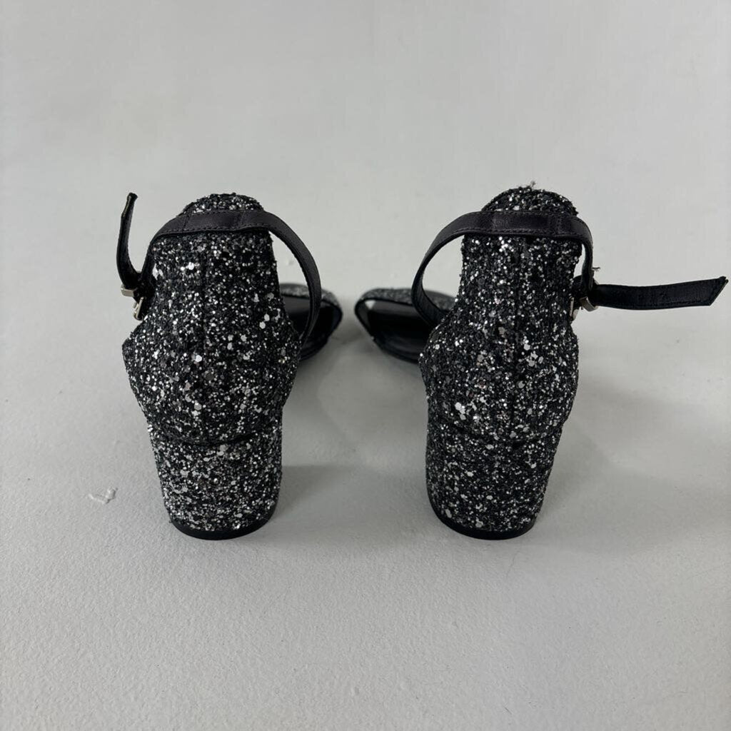 Sparkle Block Heel Open toe (38)