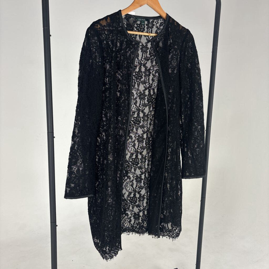 NWT! Lace LS Duster (M)