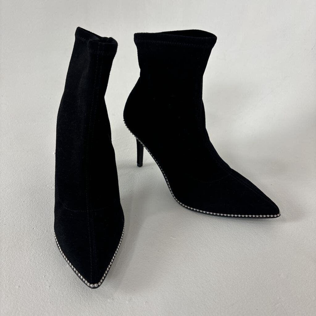 Studded Pointed Toe Ankle Boot (7.5)