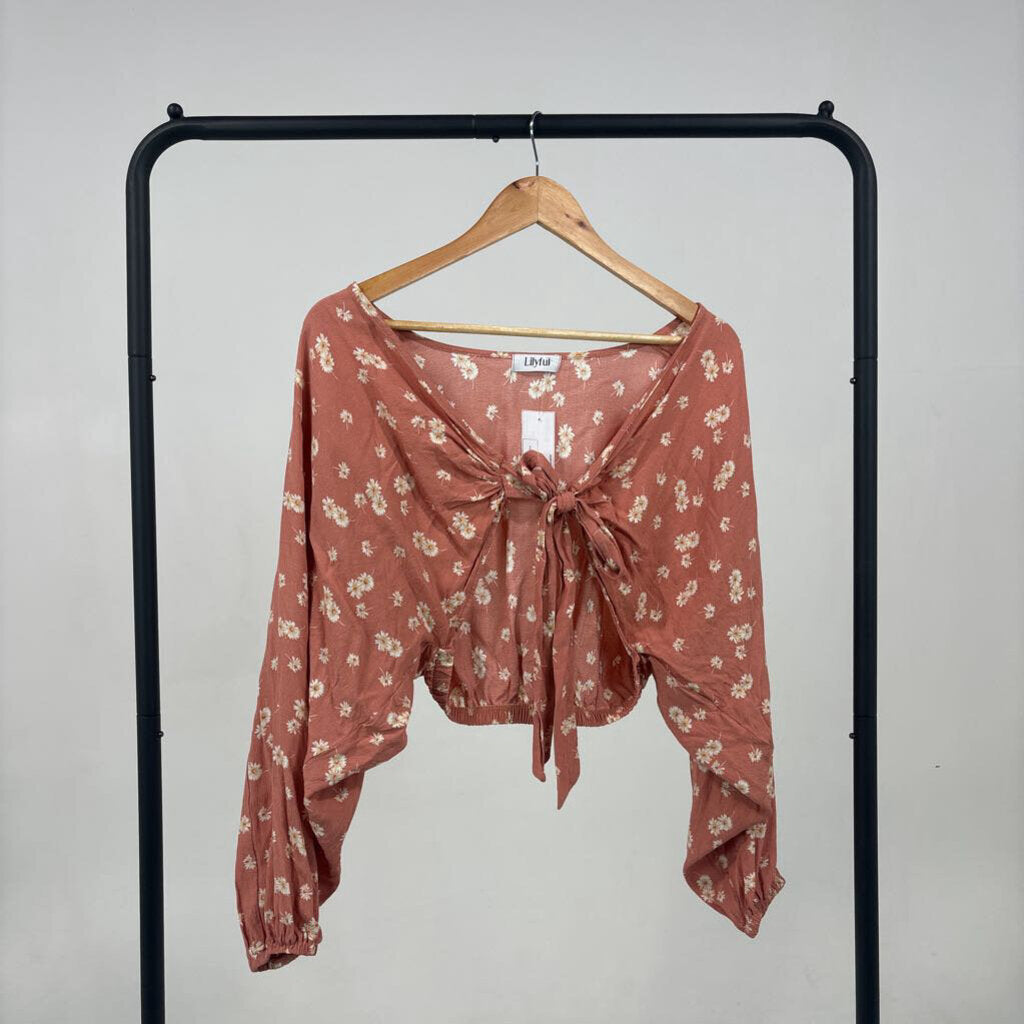 Front Tie Blouse (M)