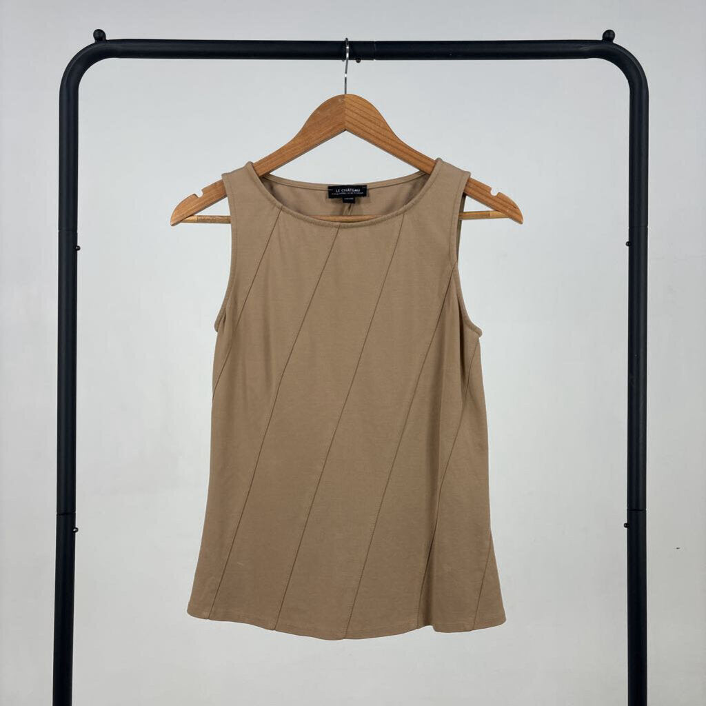 Ribbed Sleeveless Tank (XXS)