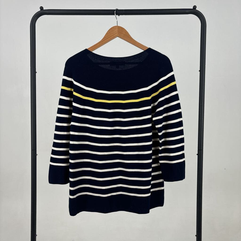 Striped Knit Sweater (L)