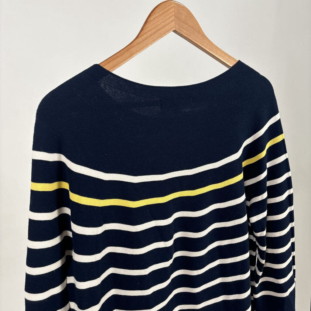 Striped Knit Sweater (L)