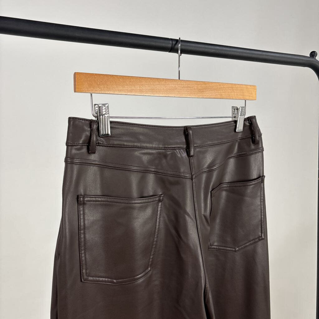 Faux Leather Trousers (M)