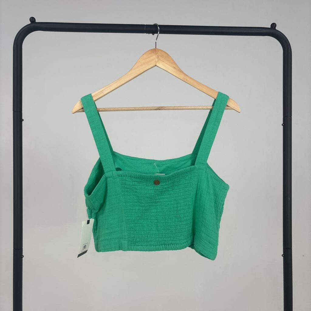 NWT Cotton Cropped Tank (M)