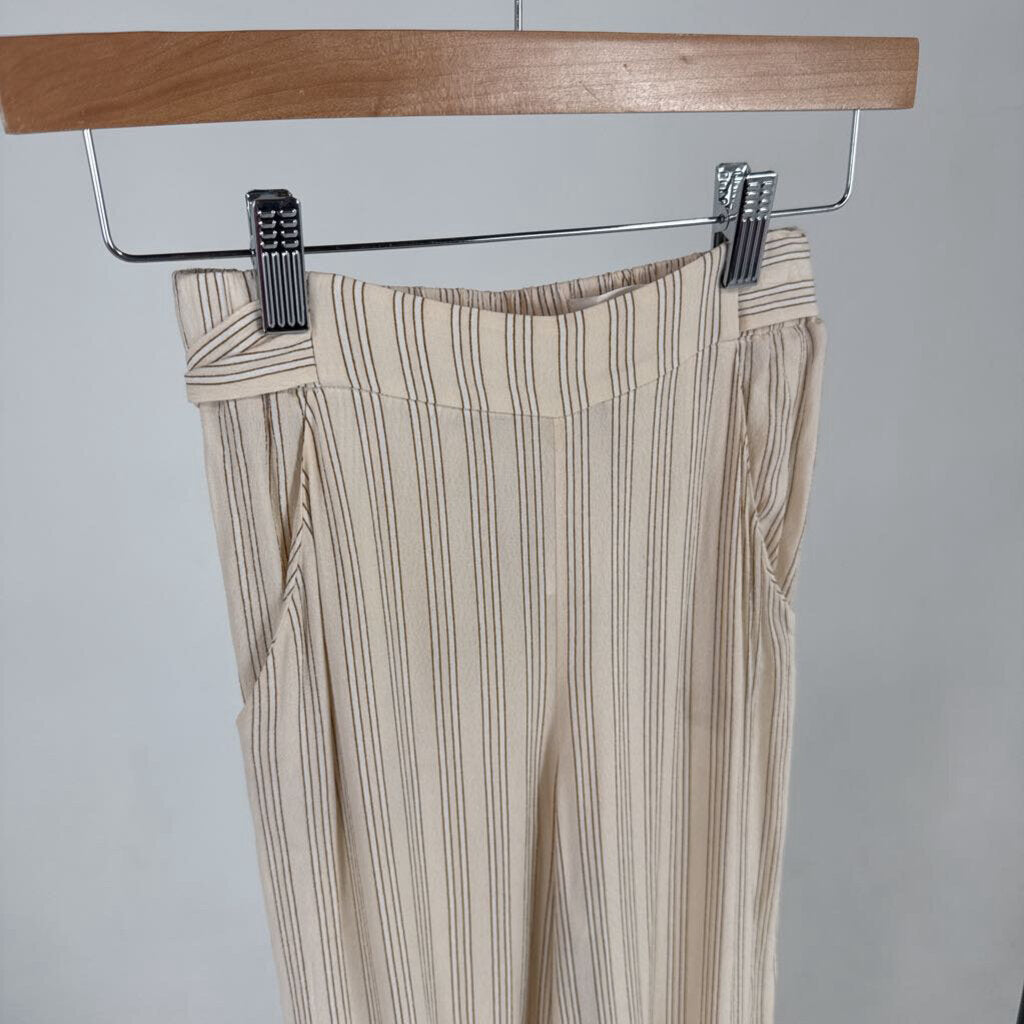 Pinstripe Belted Pants (XXS)